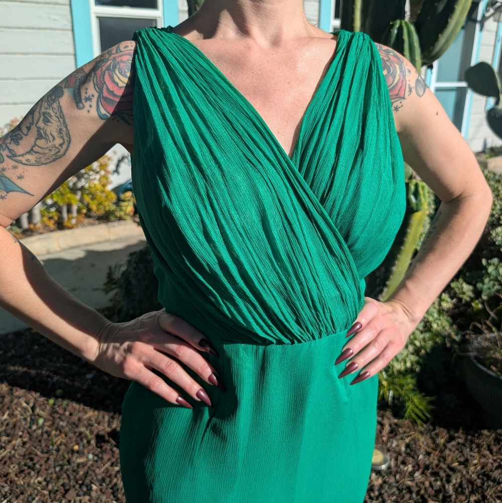 Emerald Green Lilli Diamond Goddess Dress